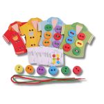 Wooden sew-on buttons string - Toys Shop Australia | Educational Toys