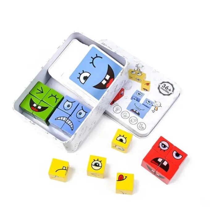 Face Expression Changing Rubik's Cube - Toys Shop Australia | Educational Toys