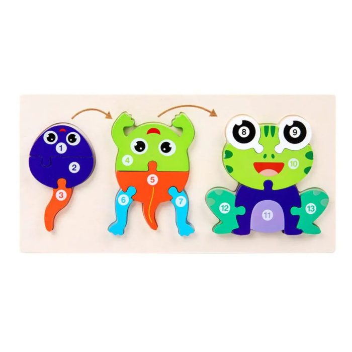 Montessori 3D Wooden Animal Puzzle - Toys Shop Australia | Educational Toys