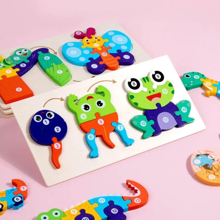 Montessori 3D Wooden Animal Puzzle - Toys Shop Australia | Educational Toys