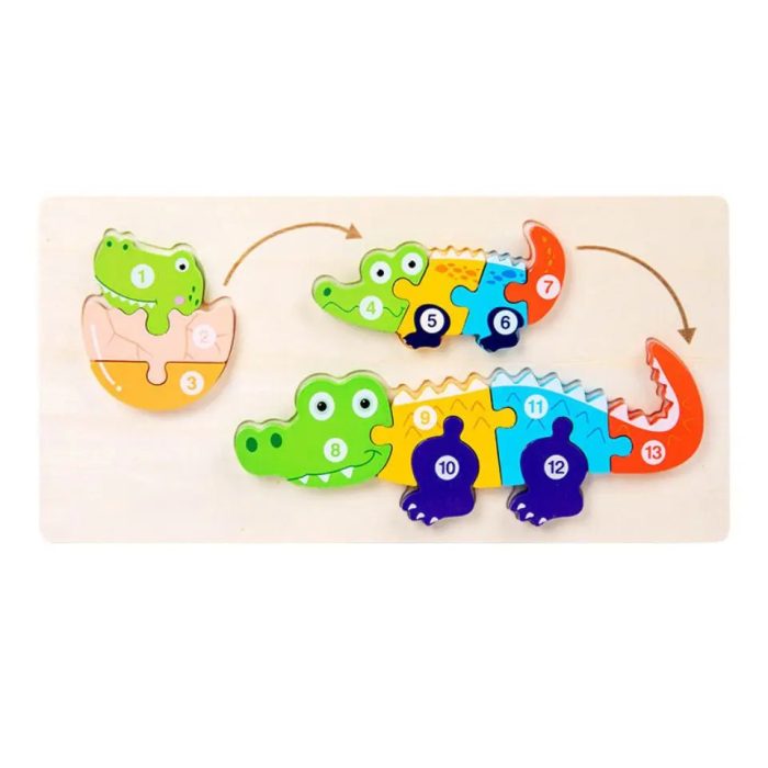 Montessori 3D Wooden Animal Puzzle - Toys Shop Australia | Educational Toys