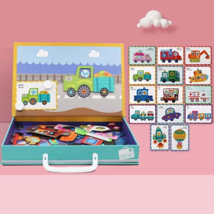 Magnetic Puzzles Face Change Mosaic - Toys Shop Australia | Educational Toys