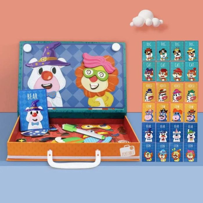 Magnetic Puzzles Face Change Mosaic - Toys Shop Australia | Educational Toys