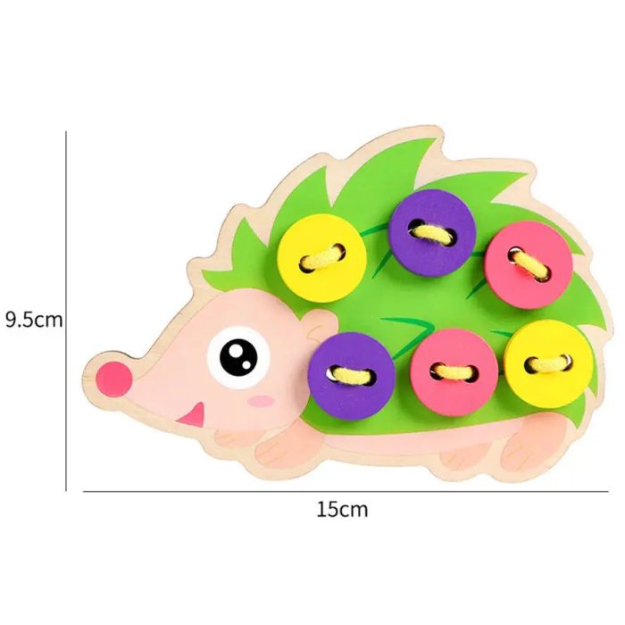 Wooden Lacing and Threading Board - Toys Shop Australia | Educational Toys