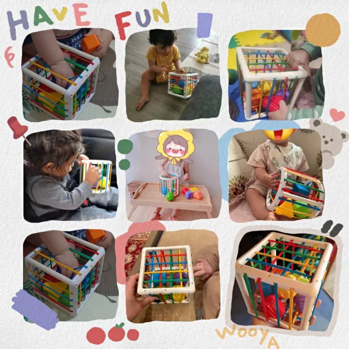 Shape Blocks Sorting Montessori Toy - Toys Shop Australia | Educational Toys