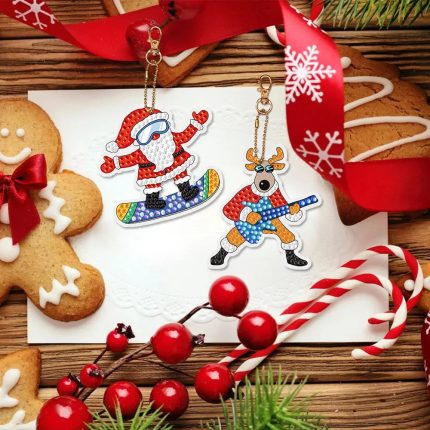 Christmas Diamond Painting Keychain - Toys Shop Australia | Educational Toys