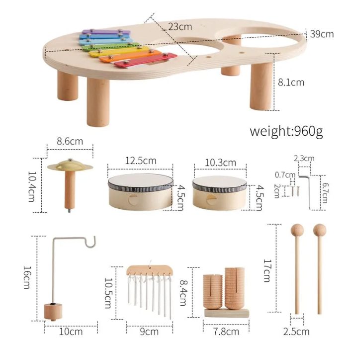 Wooden Musical Instruments Set - Toys4us