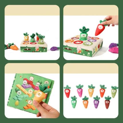 Baby Pull Carrot Plush Toy - Toys Shop Australia | Educational Toys