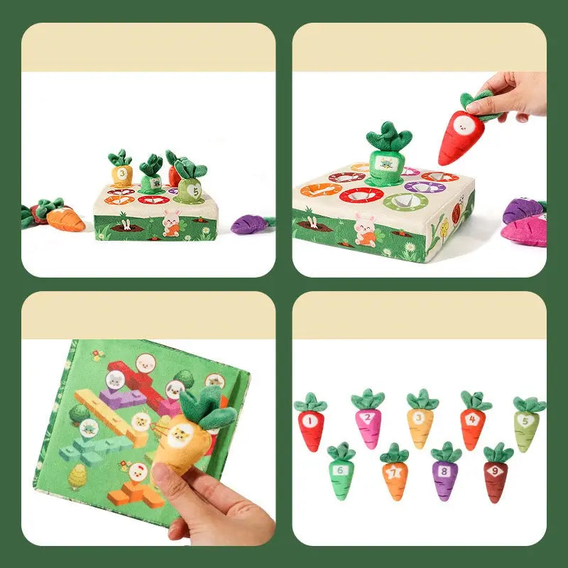 Baby Pull Carrot Plush Toy - Toys Shop Australia | Educational Toys