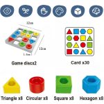 Geometric Shape Color Matching Puzzle - Toys Shop Australia | Educational Toys