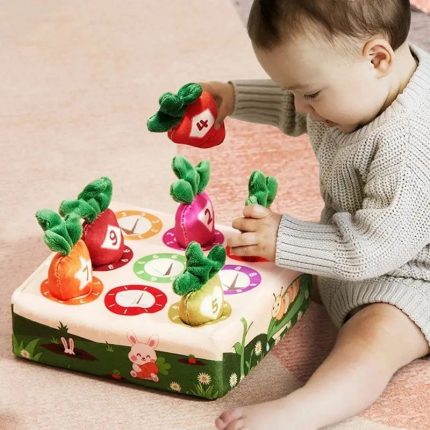 Baby Pull Carrot Plush Toy - Toys Shop Australia | Educational Toys