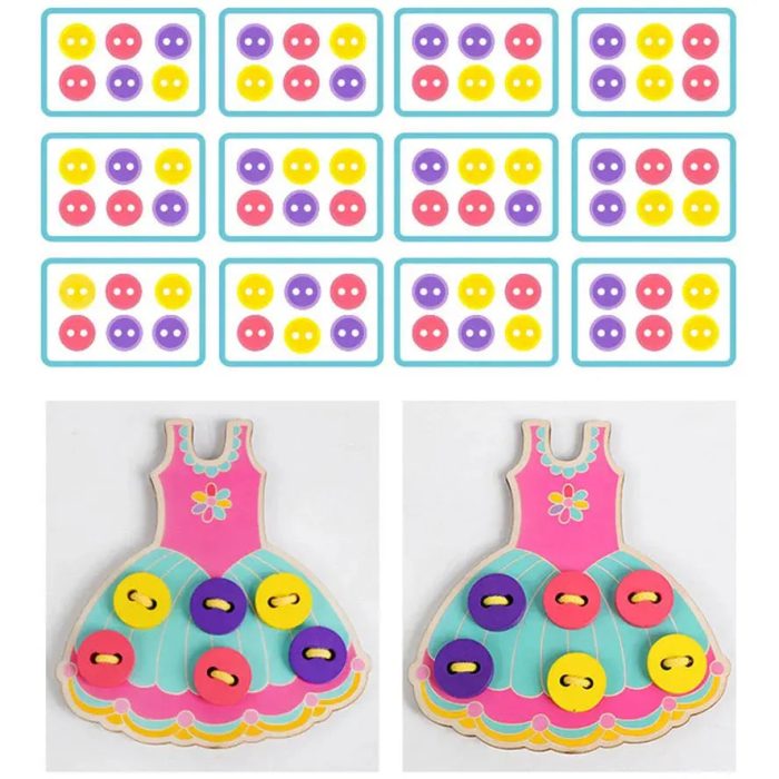 Wooden Lacing and Threading Board - Toys Shop Australia | Educational Toys