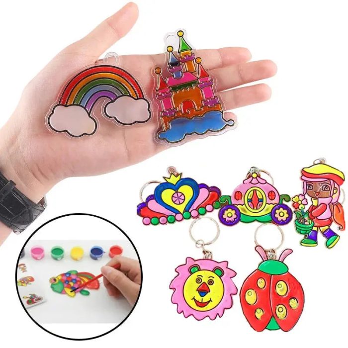 DIY Suncatcher Key Chain Painting Kit - Toys Shop Australia | Educational Toys