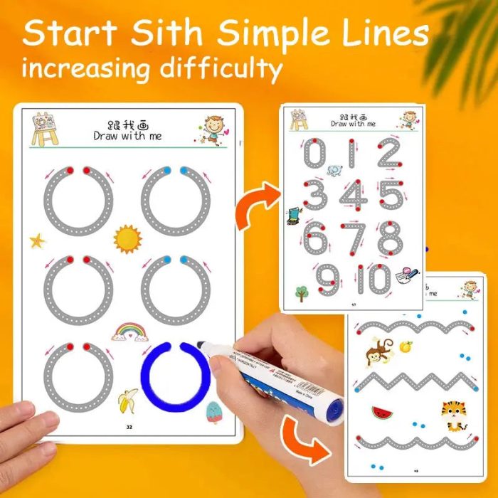 Reusable Tracing Workbook Set - Toys Shop Australia | Educational Toys