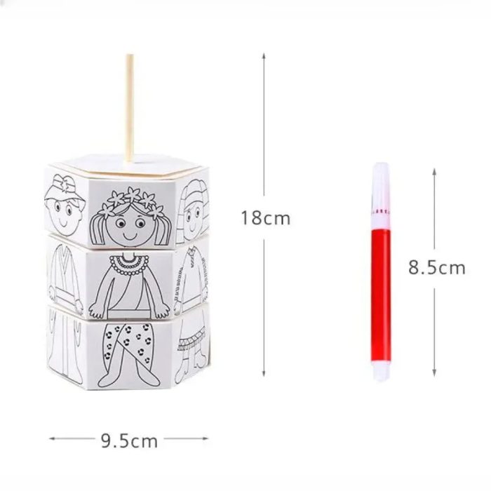 DIY Rotating Dress-Up Puzzle - Toys Shop Australia | Educational Toys