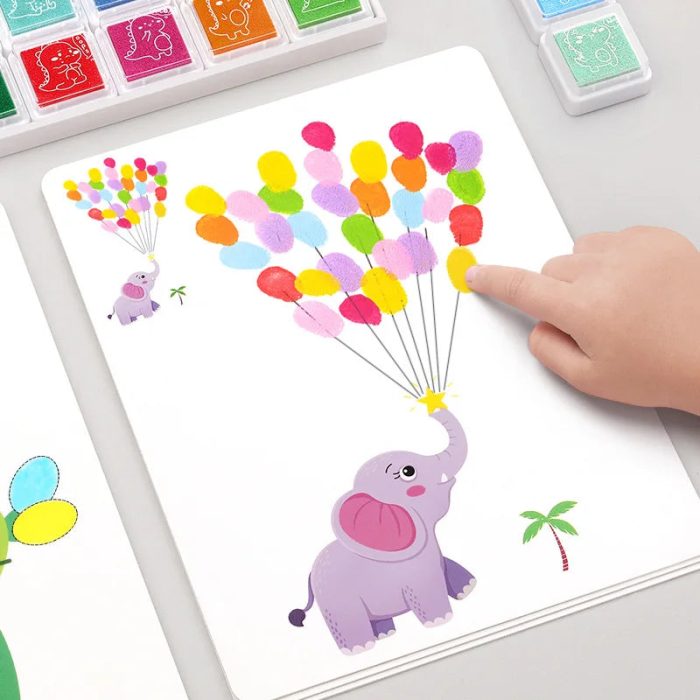 Finger Painting Drawing 4