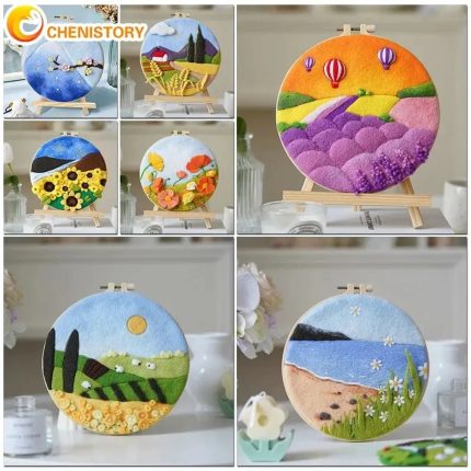 CHENISTRY DIY Wool Embroidery Kit - Toys Shop Australia | Educational Toys