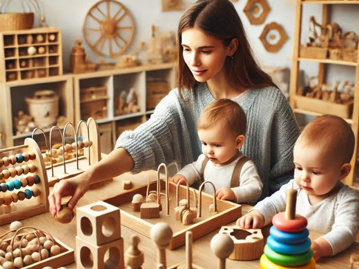 Why are Montessori toys wooden?